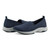 Easy Spirit Tech Eco Slip On — cushioned arch support Women's Athletic Shoe - Navy Recycled Knit - 11