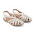 Earth Berri Woven Slip-On - Cushioned Arch Support Women's Sandal - Light Natural Leather - 2