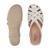 Earth Berri Woven Slip-On - Cushioned Arch Support Women's Sandal - Light Natural Leather - 6