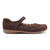 Earth Brady Round Toe Adjustable Strap Casual - Cushioned Arch Support Women's Slip-On Shoe - Dark Brown - 2