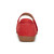 Earth Brady Round Toe Adjustable Strap Casual - Cushioned Arch Support Women's Slip-On Shoe - Medium Red - 4