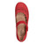Earth Brady Round Toe Adjustable Strap Casual - Cushioned Arch Support Women's Slip-On Shoe - Medium Red - 6