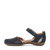 Earth Bronnie Casual Slip-On Perforated Cushioned Arch Support Women's Slip-On - Navy Leather - 5
