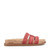 Earth Fairren Slip-On Sandal - Women's Cushioned Slip-On Sandal - Medium Red - 1