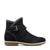 Earth Hutton Water Repellent Insulated Comfort Bootie Cushioned Support Women's Bootie - Black Suede - 1