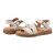 Earth Lainey Cushioned Arch Support Strappy Women's Sandal - Ivory - 7