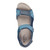 Earth Skylar Cushioned Arch-Support Adjustable Women's Sandal - Blue Multi - 6
