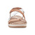 Earth Sterling Arch-Support Cushioned Strappy Women's Flat Sandal - Light Natural - 3