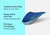 Orthofeet 3/4 Insoles - One Color - Sole View - 2