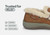 Orthofeet Capri Cushioned Support Women's Slippers - Camel - Feature Detail - 4
