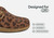 Orthofeet Casey Cushioned Support Women's Casual Clog - Leopard - Feature Detail - 5