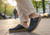 Orthofeet Casey Cushioned Support Women's Casual Clog - Charcoal Wool - Lifestyle View - 8