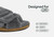 Orthofeet Celine Women's Slippers - Gray - Feature Detail - 5