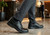 Orthofeet Claude Hands-Free Supportive Men's Casual - Charcoal - Lifestyle View - 7