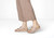 Orthofeet Cruz Supportive Adjustable Wedge Women's Sandals - Dusty Rose Pink - Lifestyle View - 2