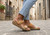 Orthofeet Cybill Comfortable Support Women's Sandal - Toffee - Lifestyle View - 2 Toffee