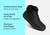 Orthofeet Elin Cushioned Arch Support Women's Boots - Black/black - Comfort Benefits - 3