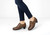 Orthofeet Eva Supportive Arch Comfort Women's Dress - Brown - Lifestyle View - 2
