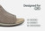 Orthofeet Hazel Supportive Wedge Women's Sandals - Taupe - Feature Detail - 5