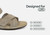 Orthofeet Holly Supportive Ortho-Cushion Wedge Women's Sandals - Taupe - Feature Detail - 5