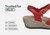 Orthofeet Hope Supportive Orthotic Wedge Women's Sandals - Red - Feature Detail - 4