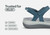 Orthofeet Hydra Cushioned Support Women's Sandals - Blue - Feature Detail - 4