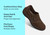 Orthofeet Jade Cushioned Arch Support Women's Casual - Brown - Comfort Benefits - 3