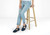 Orthofeet Juno Supportive Cushioned Women's Mary Jane - Navy - Lifestyle View - 2 Gray/silver