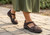 Orthofeet Juno Supportive Cushioned Women's Mary Jane - Chocolate - Lifestyle View - 8