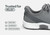 Orthofeet Kita Hands-Free Supportive Women's Sneaker - Gray Glitter - Feature Detail - 3