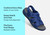 Orthofeet Maui Heel Strap Stretch Comfort Support Women's Sandal - Navy - Comfort Benefits - 3