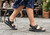 Orthofeet Minerva Hands-Free Supportive Women's Sandals - Black - Lifestyle View - 8