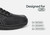Orthofeet Navigate Hands-Free Men's Sneakers - Black - Feature Detail - 4