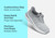 Orthofeet Nira Hands-Free Max Cushion Support Women's Sneakers - Light Gray - Comfort Benefits - 2