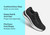Orthofeet Relay Stretch Support - Midnight Black - Comfort Benefits - 3