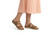 Orthofeet Sahara Weave Women's Sandals - Natural - Lifestyle View - 2 Natural