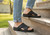 Orthofeet Sarasota Arch-Support Men's Sandals - Black - Lifestyle View - 9