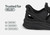 Orthofeet Saturn Hands-Free Max Cushion Support Men's Sandal - Black - Feature Detail - 3
