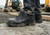 Orthofeet Slate Work Hands-Free Comfort & Arch Support Work Shoe - Black - Lifestyle View - 7 Black