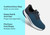 Orthofeet Tilos Hands-Free Support Stretch Men's Sneakers - Blue - Comfort Benefits - 2