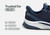 Orthofeet Tilos Hands-Free Support Stretch Men's Sneakers - Navy - Feature Detail - 3