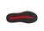 Orthofeet Tilos Hands-Free Support Stretch Men's Sneakers - Gray/red - Sole View - 6