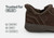 Orthofeet Vito Hands-Free Supportive Comfort Men's Slippers - Chocolate - Feature Detail - 3
