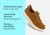 Orthofeet Wander Hands-Free Supportive Women's Sneakers - Camel - Comfort Benefits - 2