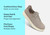 Orthofeet Wander Hands-Free Supportive Women's Sneakers - Taupe - Comfort Benefits - 3