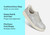 Orthofeet Wander Hands-Free Supportive Women's Sneakers - Champagne Metallic - Comfort Benefits - 2