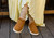 Orthofeet Wander Hands-Free Supportive Women's Sneakers - Camel - Lifestyle View - 7