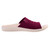 Revitalign Al Fresco Memory Foam Orthotic Support Women's Sandals - Red Plum - Product View - 1