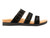 Revitalign Spring Slide Women's Sandals - Suede Black