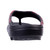 Spenco Fusion Butterfly Women's Sandals - Black/red - Product View - 5